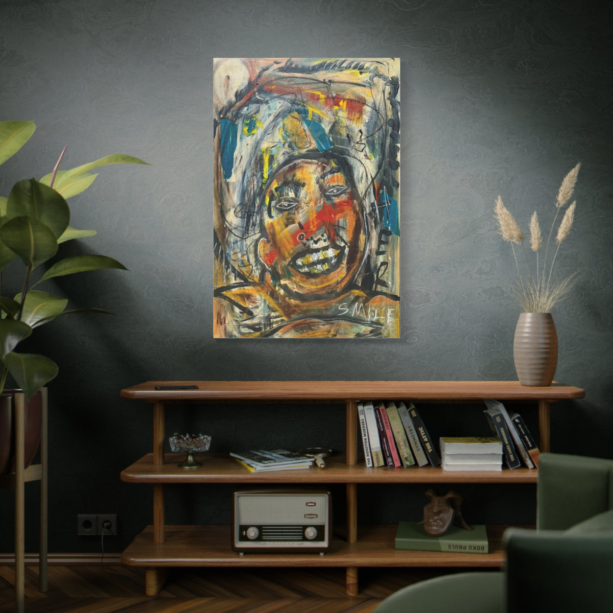 Her Smile Canvas Print