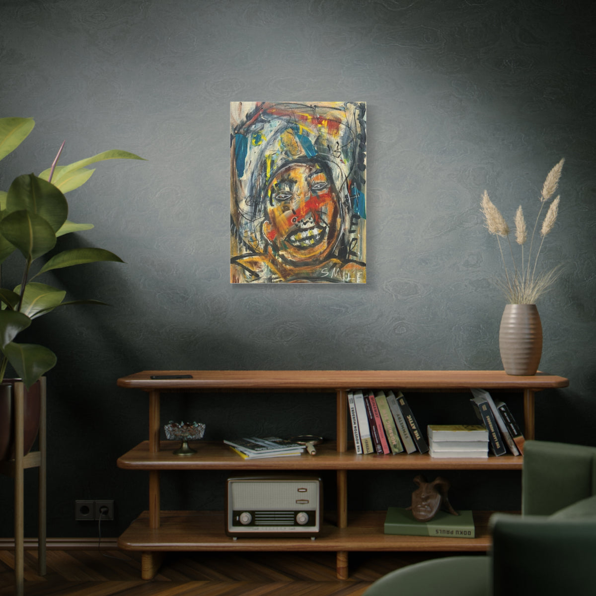 Her Smile Canvas Print