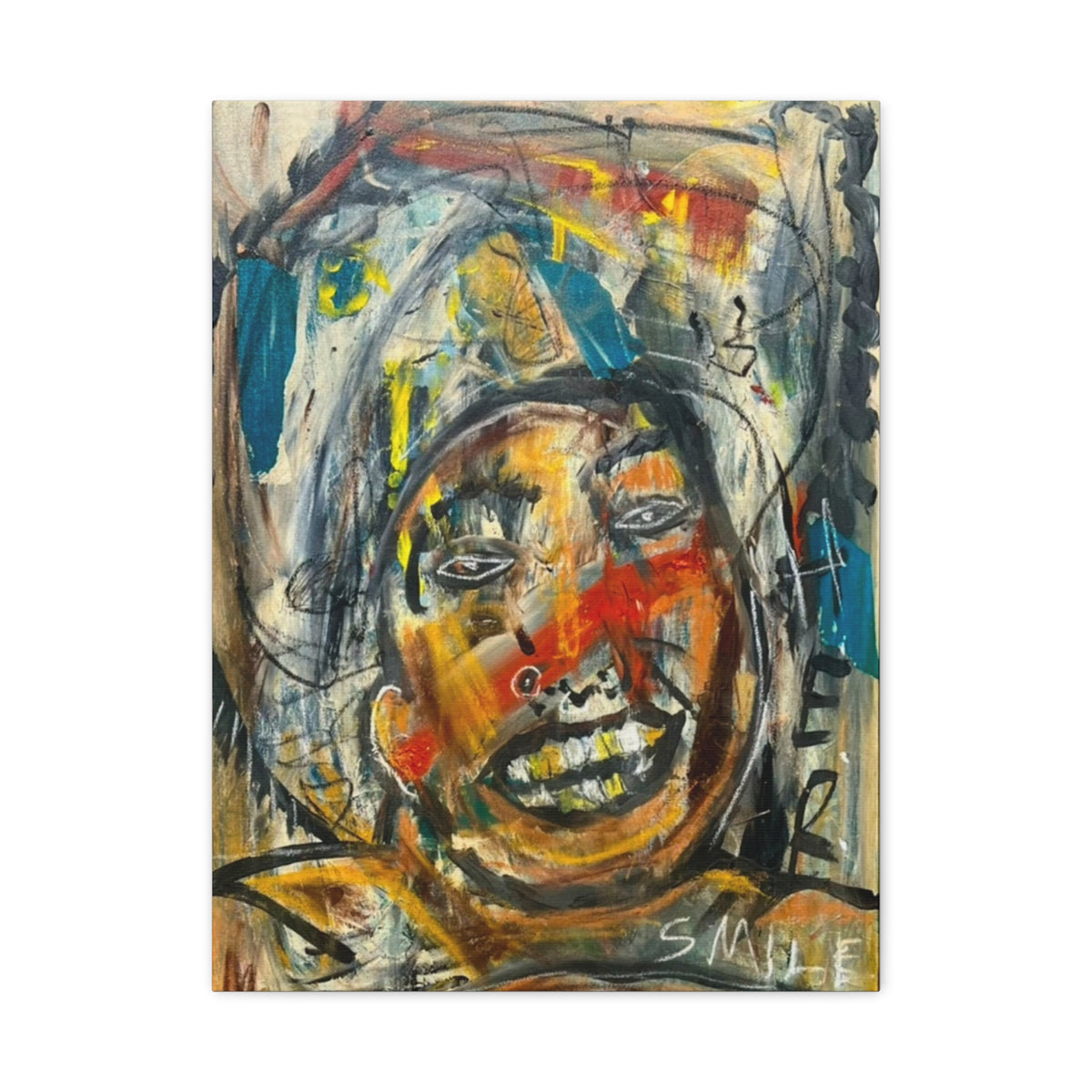 Her Smile Canvas Print