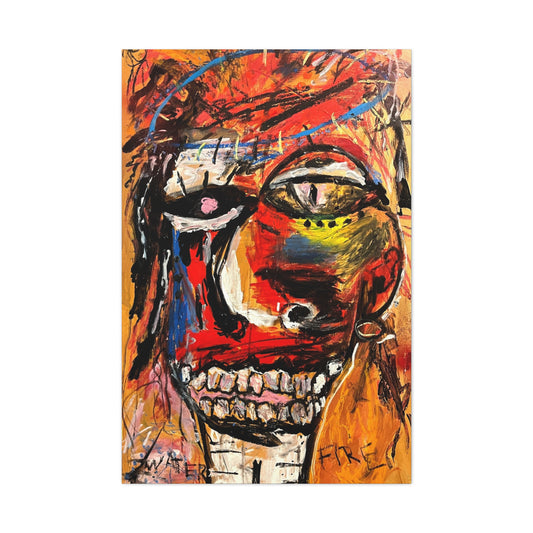 Water n Fire Canvas Print