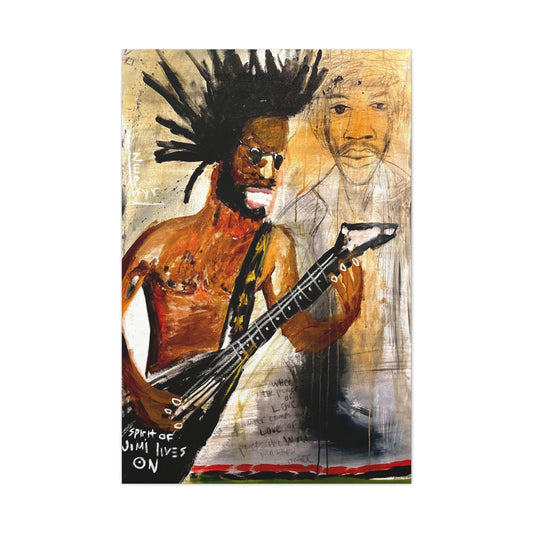 Jimi Lives On Canvas Print