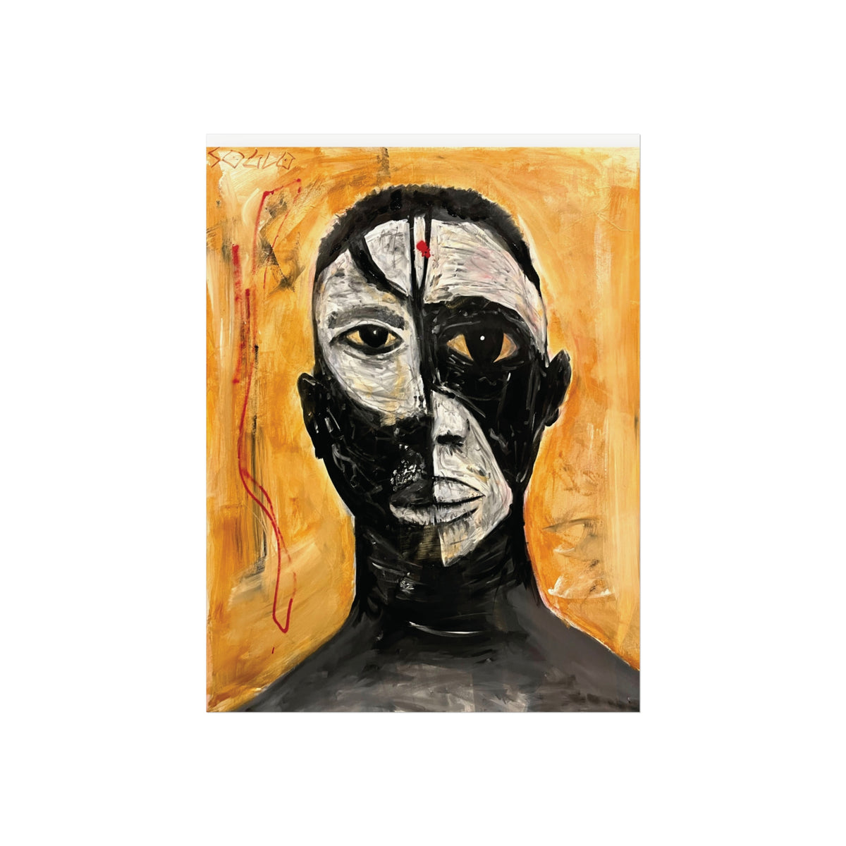 Dark n Light In Man Print