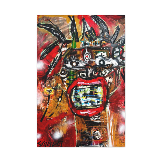 Big Mouth Canvas Print