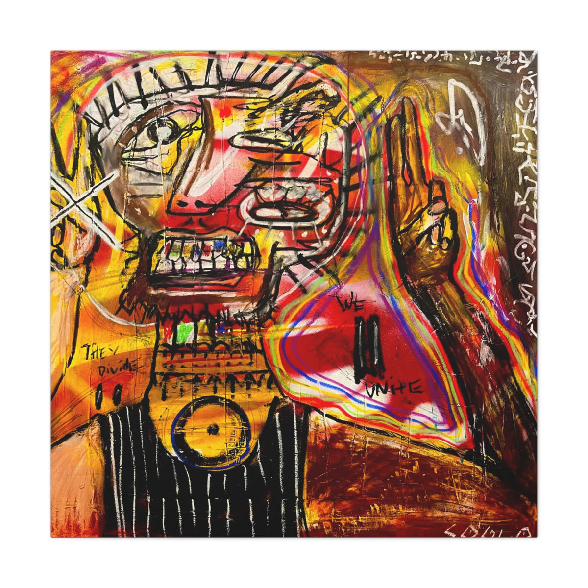Peace Unite Canvas Print