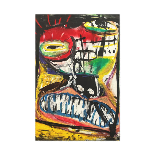 Face of Time Canvas Print